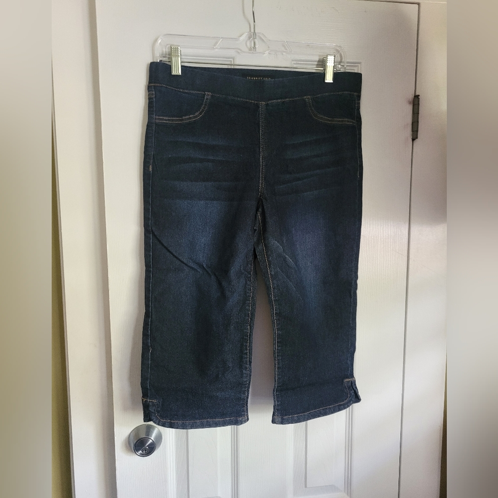 Celebrity Gold petite cropped jean